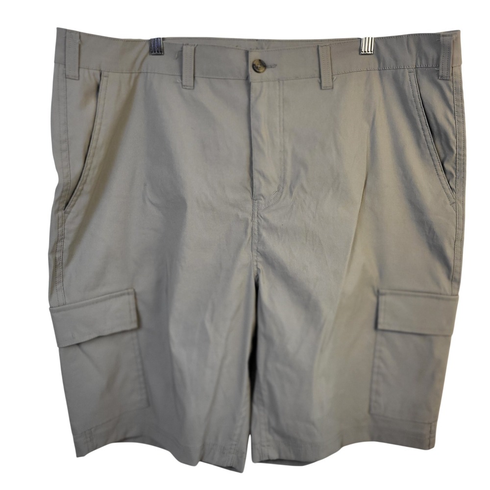 Eddie Bauer Mens Gray Horizon Guide Cargo Shorts Size 40 Hiking Outdoor Utility